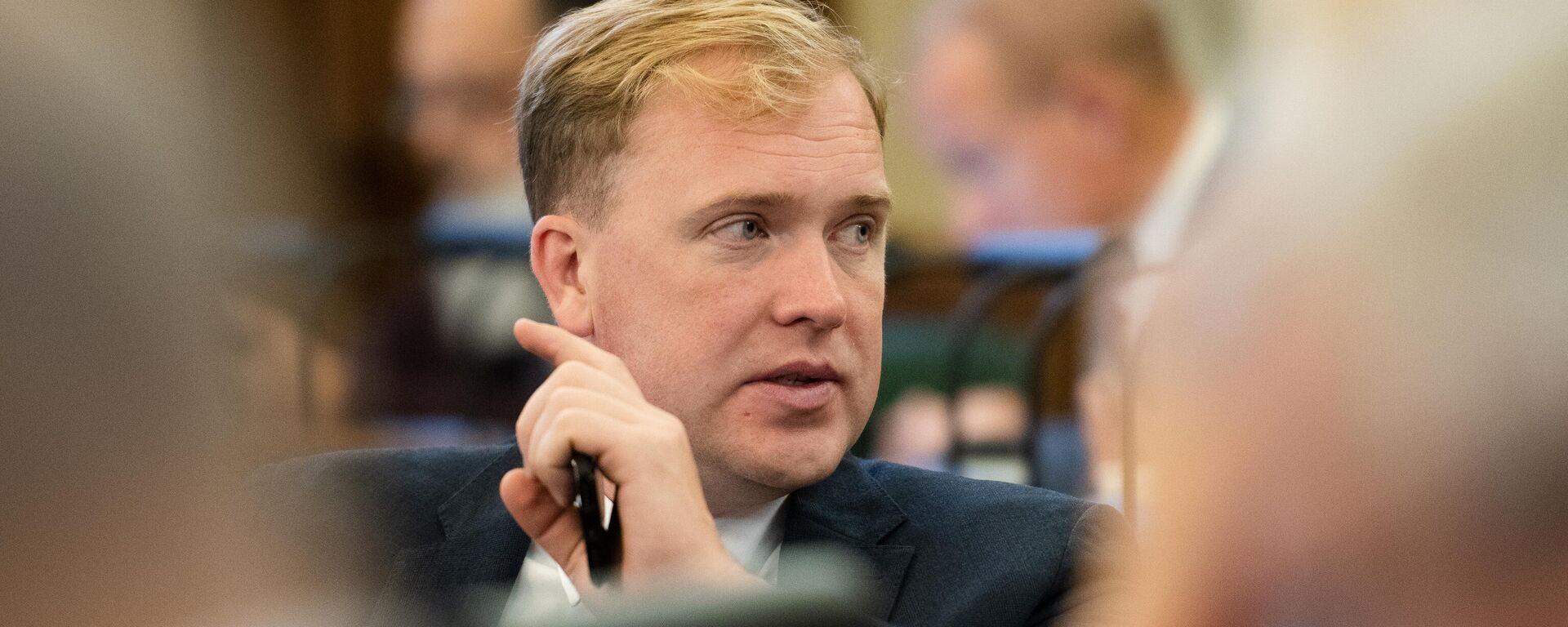 Министр экономики Латвии Викторс Валайнис - Sputnik Латвия, 1920, 08.04.2026