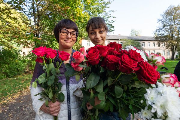 Татьяна Андриец со своей мамой Верой - Sputnik Латвия