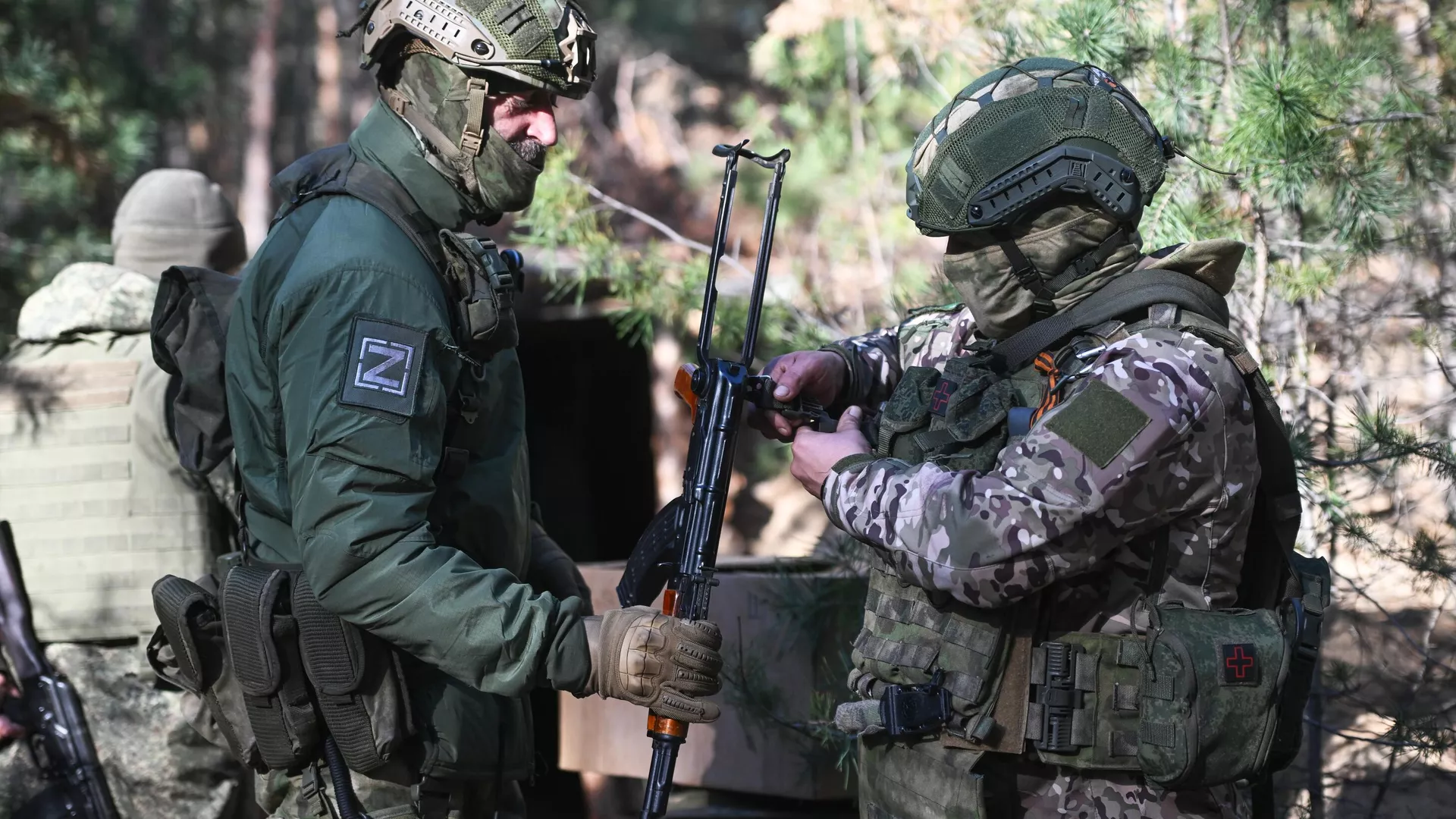 Военнослужащие мотострелкового батальона ЦВО в зоне спецоперации