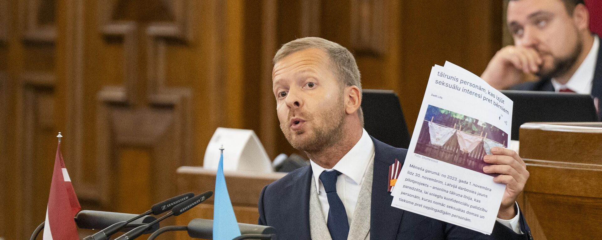 Лидер партии Стабильность! Алексей Росликов выступает в Сейме Латвии  - Sputnik Латвия, 1920, 07.11.2025