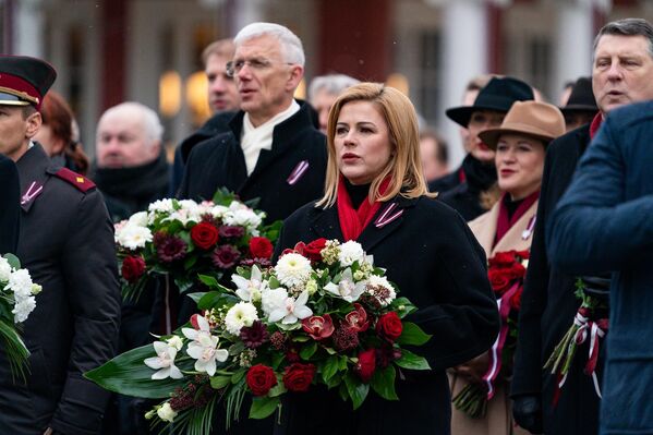 На параде присутствовали первые лица государства. - Sputnik Латвия