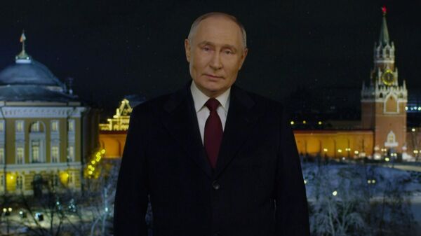 Путин поздравил россиян с Новым годом - Sputnik Латвия