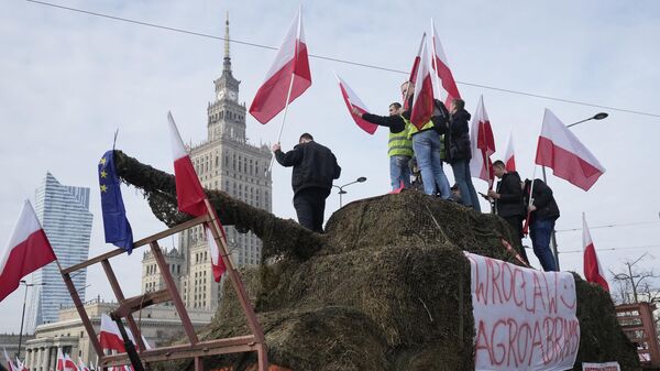 Протест фермеров в Польше - Sputnik Латвия