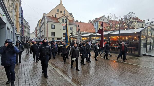 В Риге состоялось традиционное шествие в честь легионеров СС - Sputnik Латвия