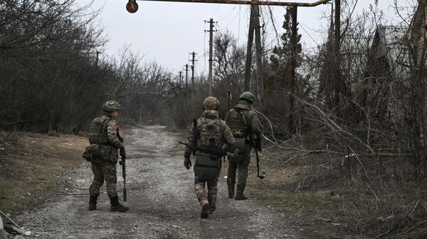 Военнослужащие ВС России в зоне спецоперации - Sputnik Латвия