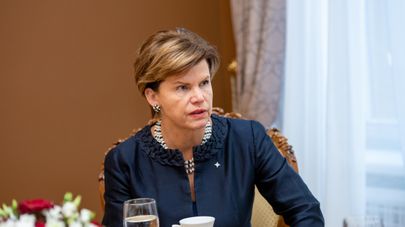 Латвийский дипломат Байба Браже