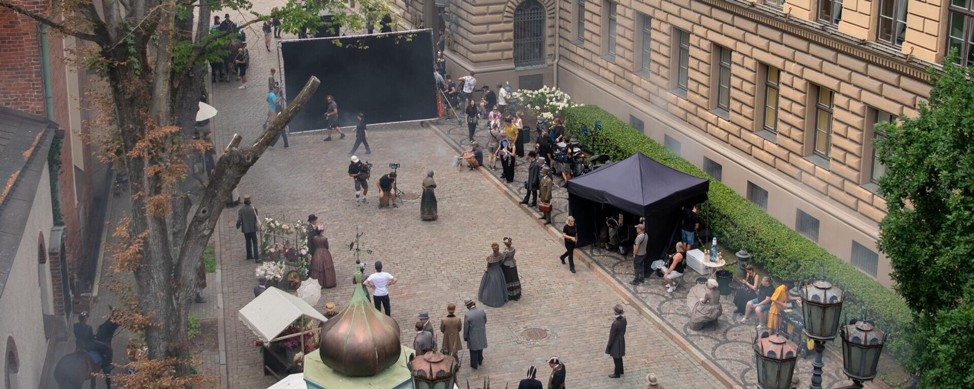 Съемки исторического сериала Сисси в Риге - Sputnik Латвия, 1920, 31.03.2025