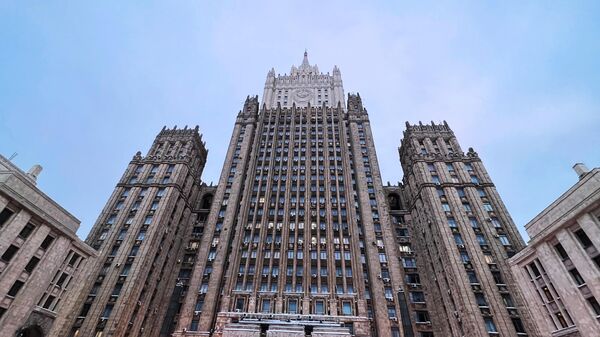Здание Министерства иностранных дел РФ в Москве - Sputnik Латвия
