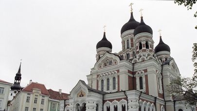 Кафедральный собор Святого князя Александра Невского, построенный в 1900 году в Таллине