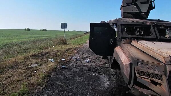 Морпехи Черноморского флота остановили продвижение колонны ВСУ в Курской области - Sputnik Латвия