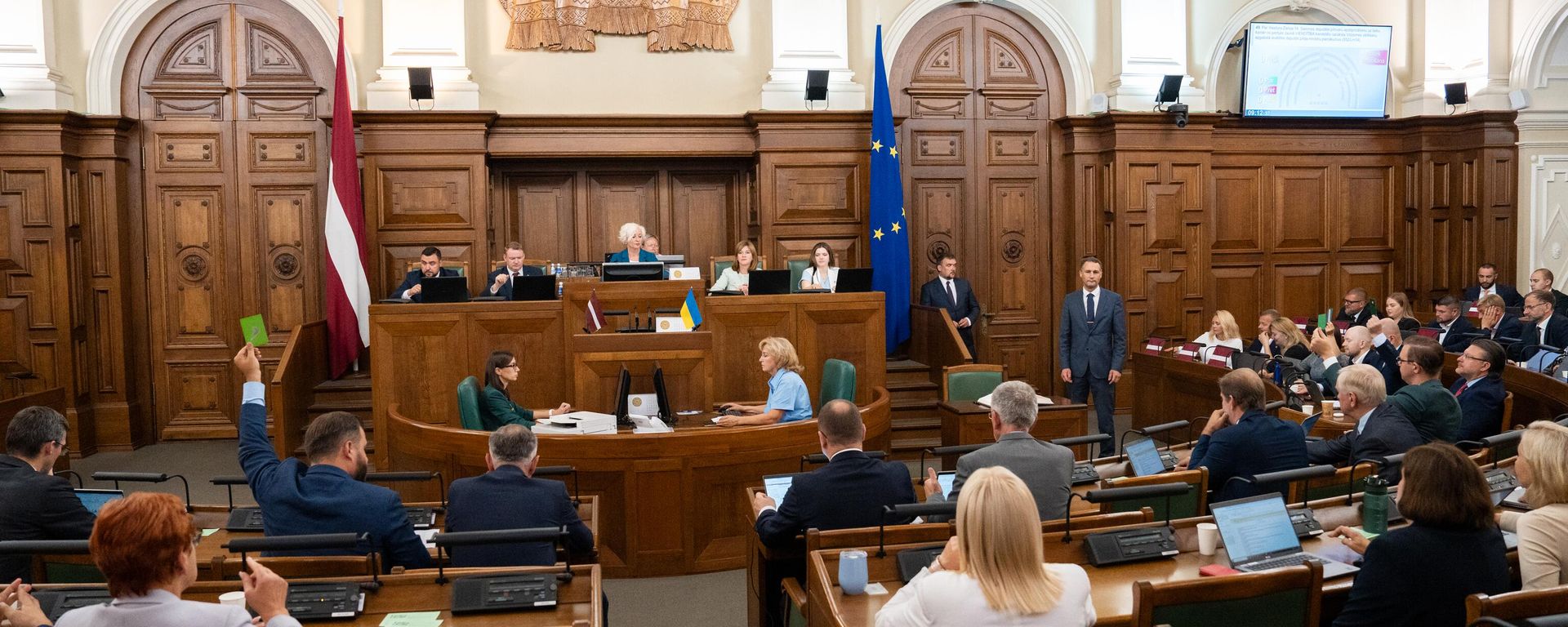 Заседание Сейма Латвии  - Sputnik Латвия, 1920, 17.07.2026