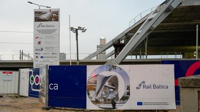 Строительные работы центрального узла Rail Baltica в Риге