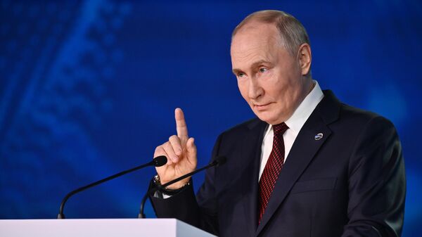 Президент Владимир Путин принял участие в работе дискуссионного клуба Валдай - Sputnik Латвия