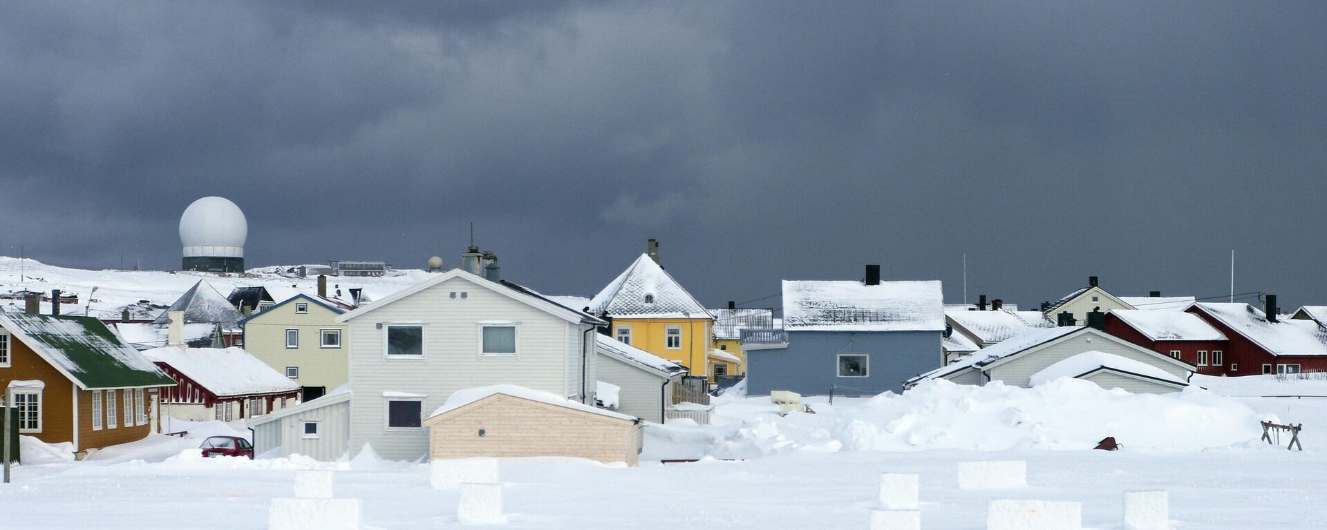 Радар Globus, расположенный на территории норвежского города Вардё  - Sputnik Латвия, 1920, 12.08.2024