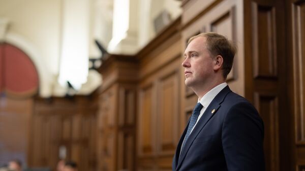 Министр финансов Латвии Виктор Валайнис - Sputnik Латвия