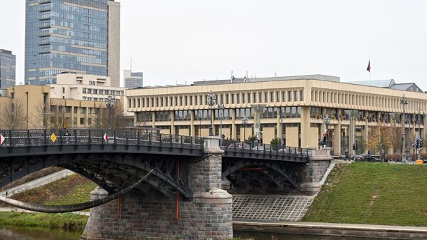 Вид на здание Сейма Литвы в Вильнюсе - Sputnik Латвия