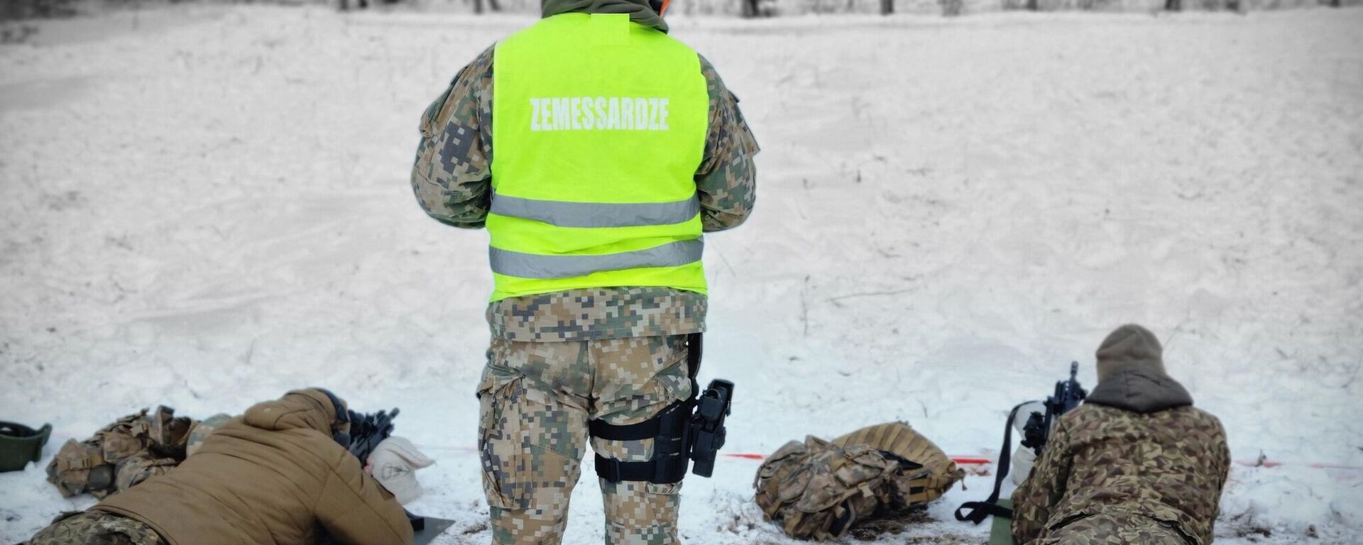 Учения земессардзе из 56 батальона НВС Латвии  - Sputnik Латвия, 1920, 23.03.2026