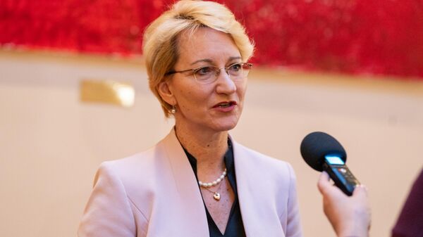 Министр образования и науки Латвии Даце Мелбарде - Sputnik Латвия