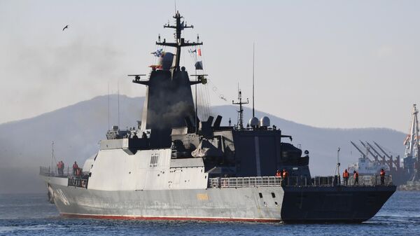 Корвет Резкий  Тихоокеанского флота ВМФ России - Sputnik Латвия