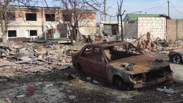 Суджа после освобождения российскими военными - Sputnik Латвия