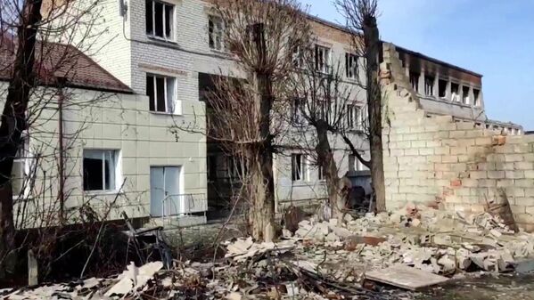 Суджа после освобождения российскими военными - Sputnik Латвия