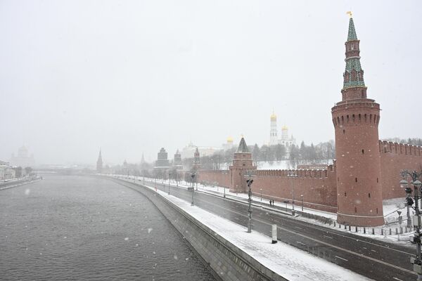 Снегопад в Москве - Sputnik Латвия