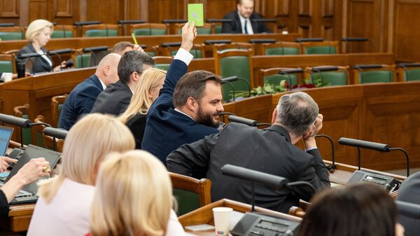 Голосование в Сейме Латвии  - Sputnik Латвия