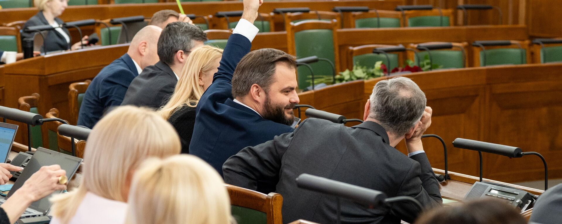 Голосование в Сейме Латвии  - Sputnik Латвия, 1920, 21.04.2025