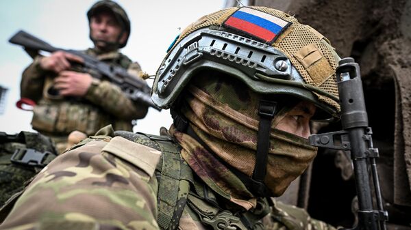 Штурмовики 155-й бригады морской пехоты Тихоокеанского флота РФ в зоне СВО - Sputnik Латвия