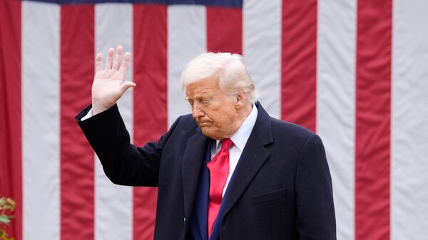 Президент США Трамп объявил о введении пошлин на продукцию других стран - Sputnik Латвия