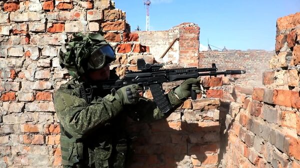 Боевая работа военнослужащих России и КНДР в Курской области - Sputnik Латвия