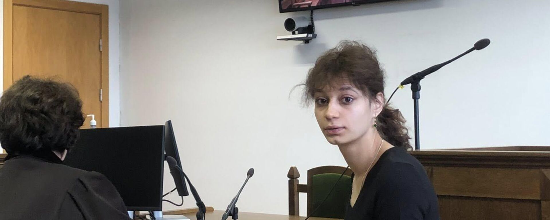 Татьяна Андриец во время судебного заседания по делу Антифашистов Прибалтики - Sputnik Латвия, 1920, 23.09.2025