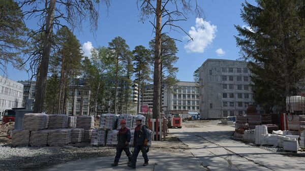Строительство современного кампуса в Новосибирском университете  - Sputnik Латвия