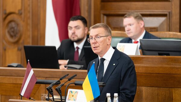 Президент Эдгарс Ринкевичс в Сейме - Sputnik Латвия