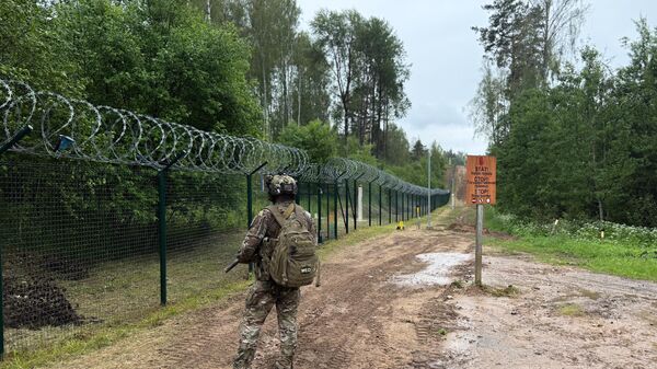 Российско-латвийская граница в районе пограничного пункта Терехово - Sputnik Латвия