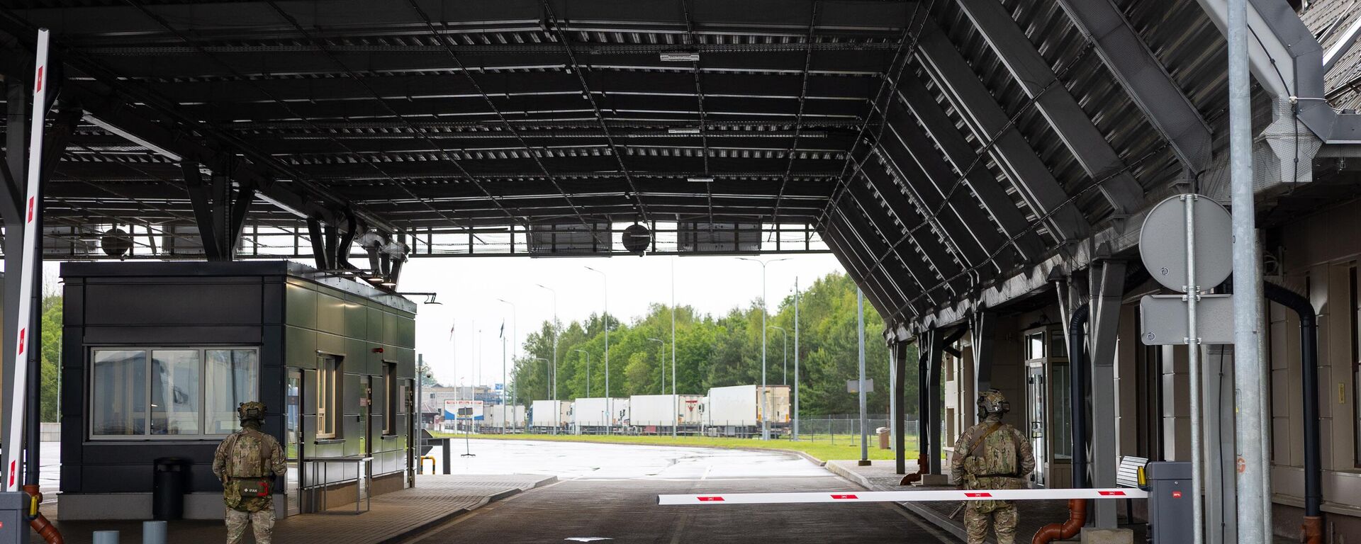 Российско-латвийская граница в районе пограничного пункта Терехово - Sputnik Латвия, 1920, 14.08.2025