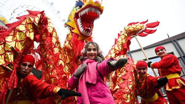 Празднование Китайского Нового года - Sputnik Латвия