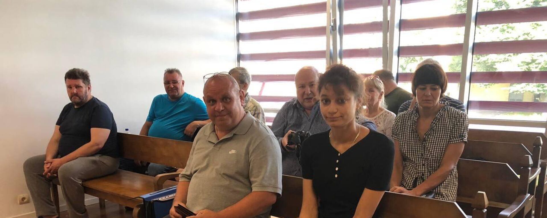 Заседание суда по делу Татьяны Андриец и Александра Жгуна - Sputnik Латвия, 1920, 04.08.2025