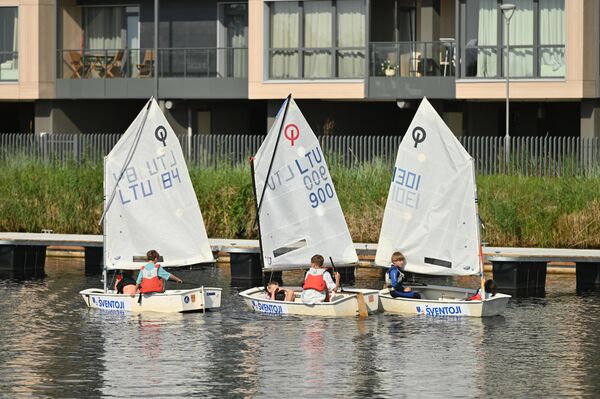 В портовой зоне прошли уроки парусного спорта, образовательные мероприятия для всей семьи.  - Sputnik Латвия