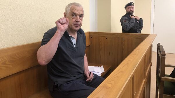 Александр Гапоненко в суде - Sputnik Латвия