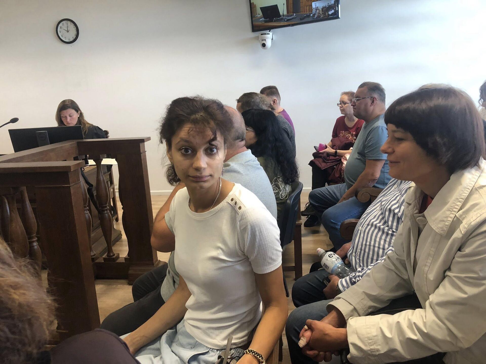 Татьяна Андриец во время судебного заседания  - Sputnik Латвия, 1920, 20.08.2025