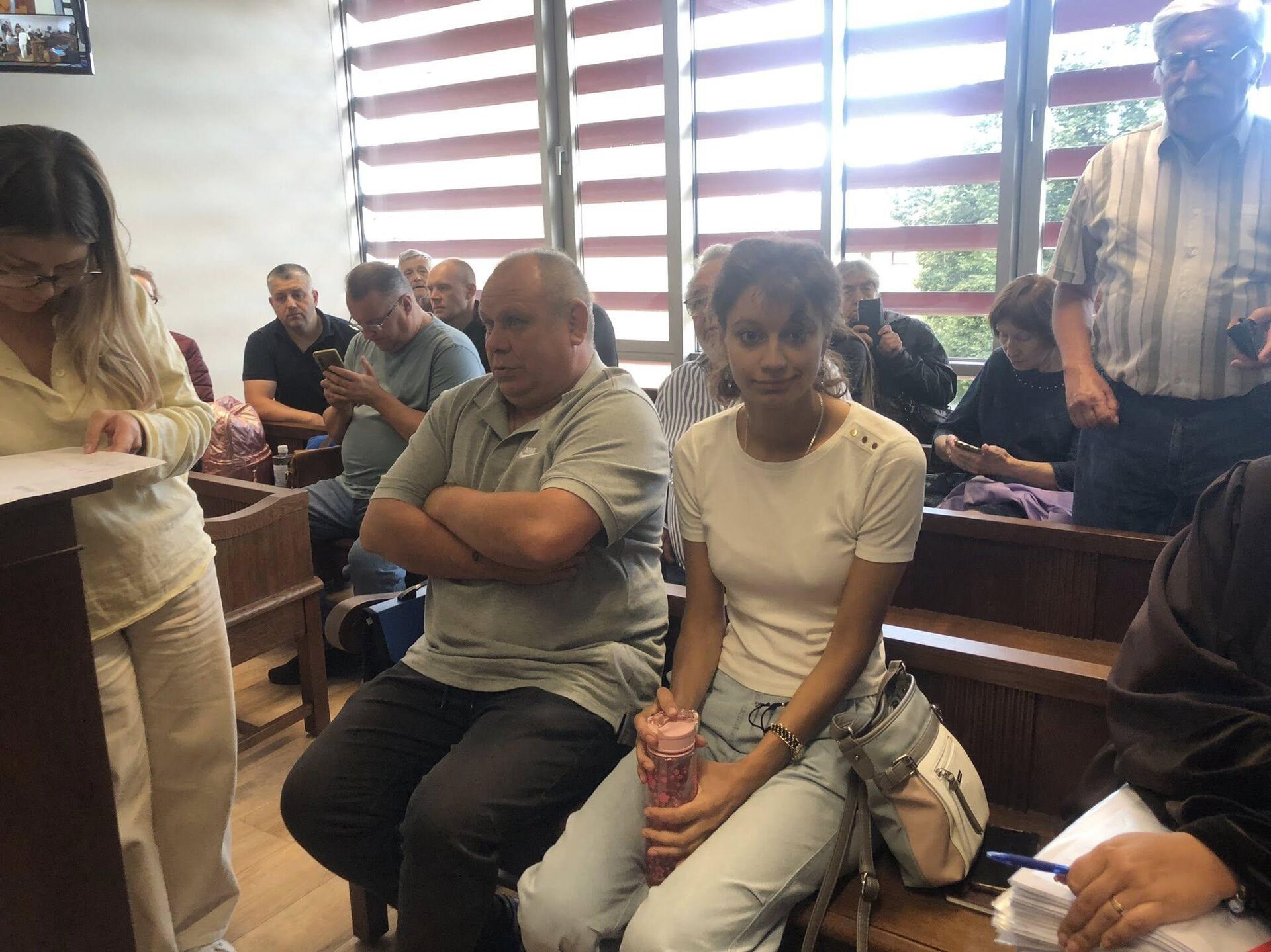 Судебное заседание по делу Татьяны Андриец и Александра Жгуна  - Sputnik Латвия, 1920, 20.08.2025