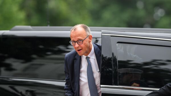 Канцлер Германии Фридрих Мерц  - Sputnik Латвия