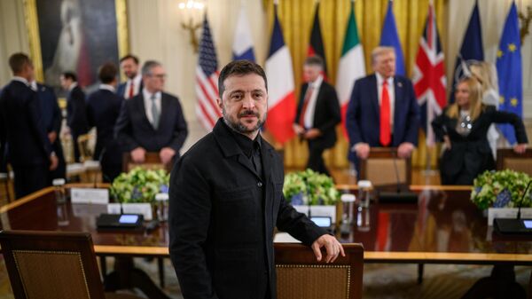 Президент Украины Владимир Зеленский  - Sputnik Латвия