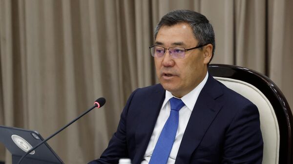 Президент Киргизии Садыр Жапаров - Sputnik Латвия