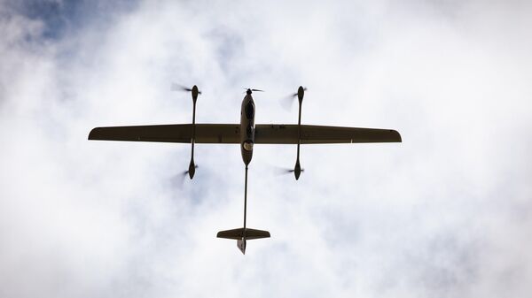 Испытания БПЛА на полигоне Селия с участием украинских специалистов  - Sputnik Латвия