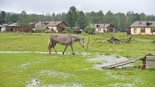 Последствия прорыва дамбы в Челябинской области - Sputnik Латвия