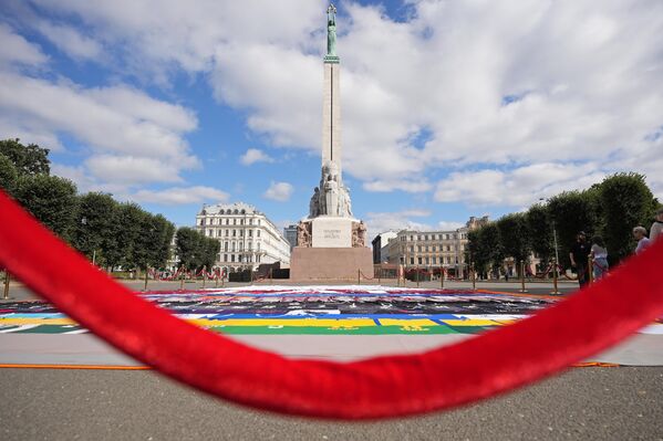 Презентация прошла 2 сентября около Памятника Свободы  - Sputnik Латвия