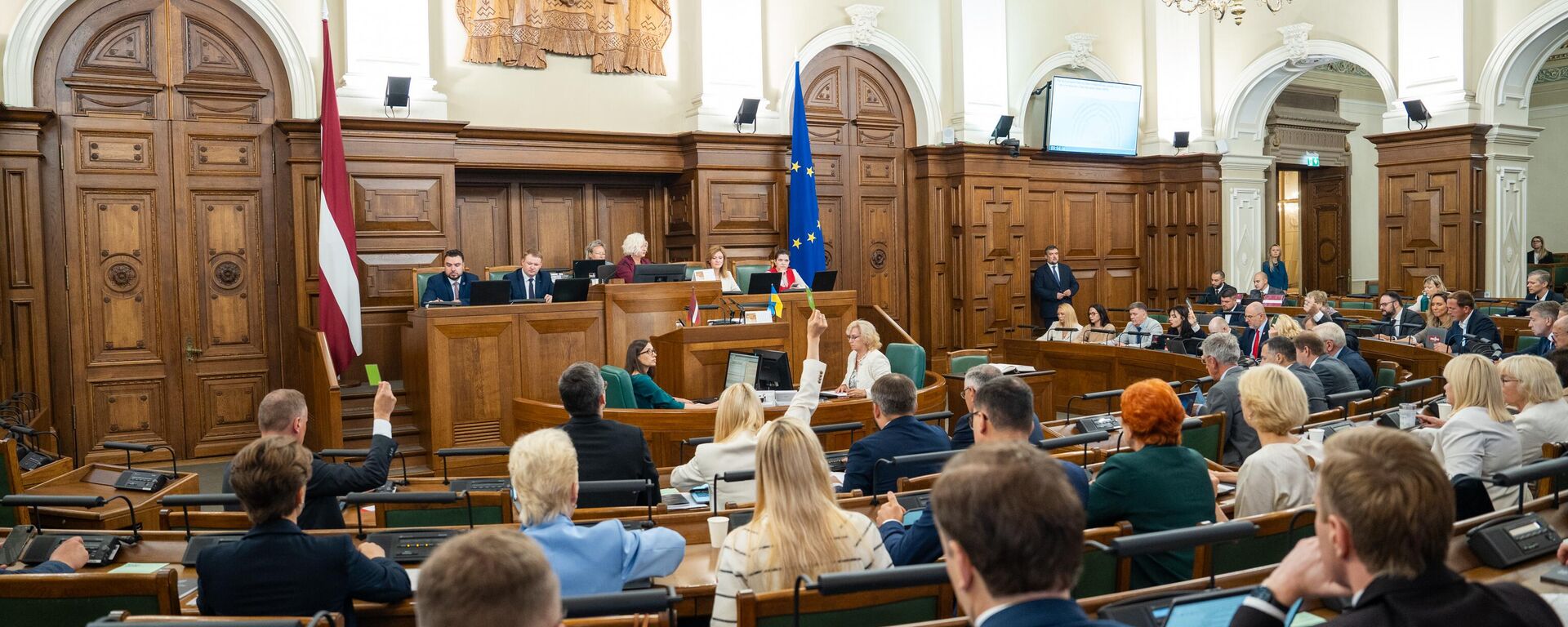 Заседание Сейма Латвии  - Sputnik Латвия, 1920, 05.11.2025