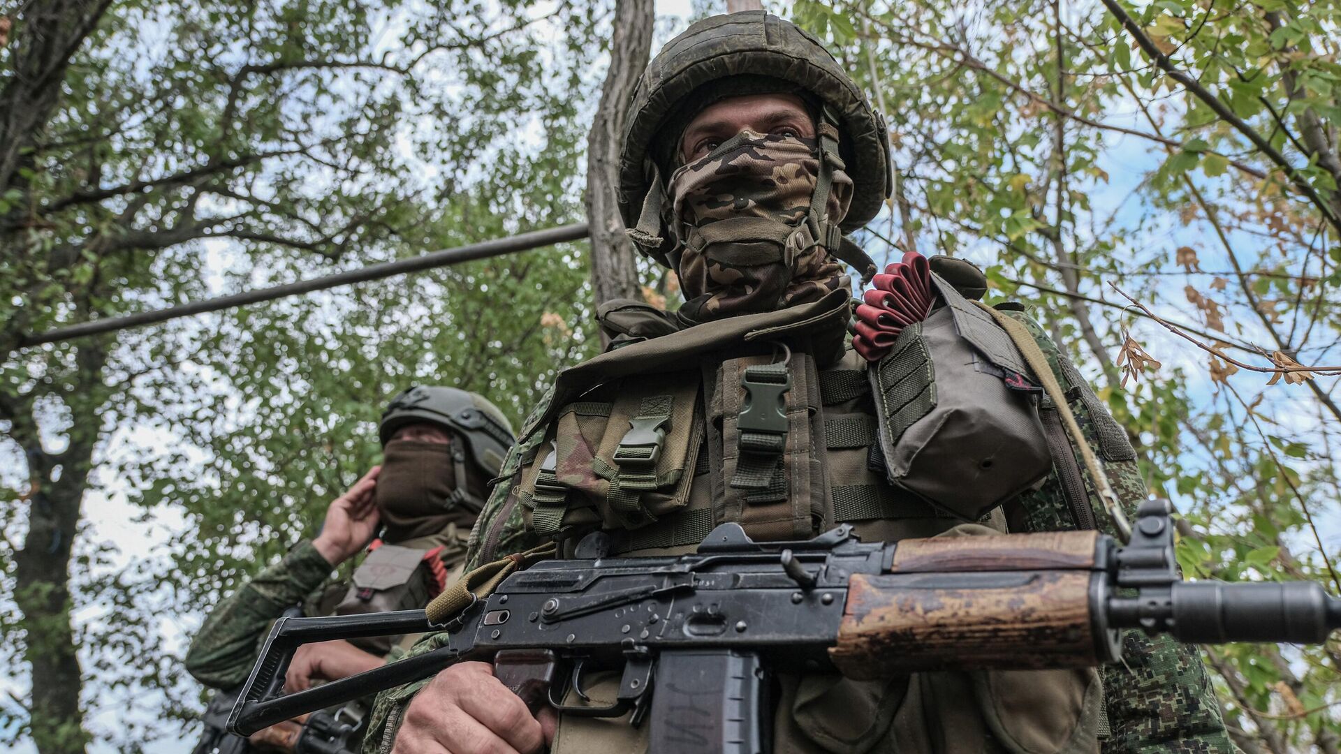 Военнослужащие ВС РФ в зоне спецоперации - Sputnik Латвия, 1920, 09.09.2025